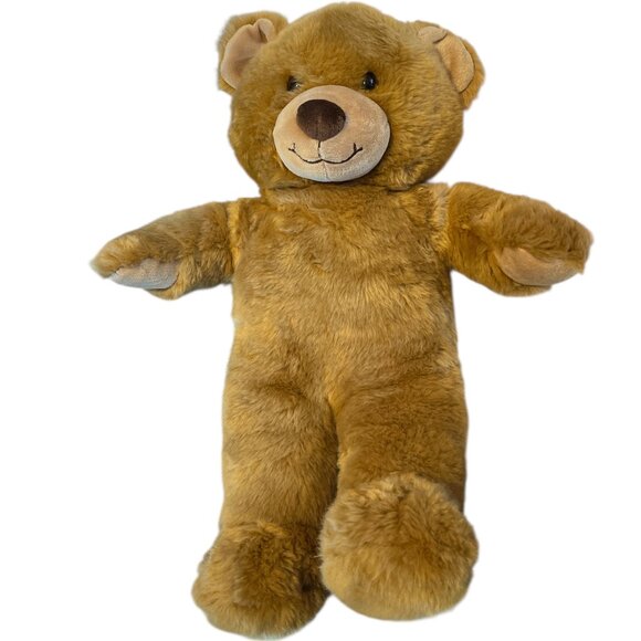 BUILD-A-BEAR Cuddly Classic Brown Teddy Bear 14" LA Lakers Jersey & Basketball - Picture 4 of 7